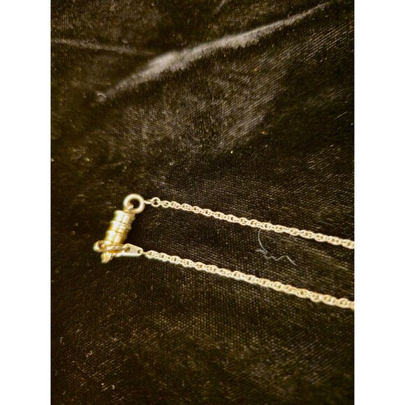 Vintage Italian Filigree Heart Pendant Necklace - Picture 7 of 7